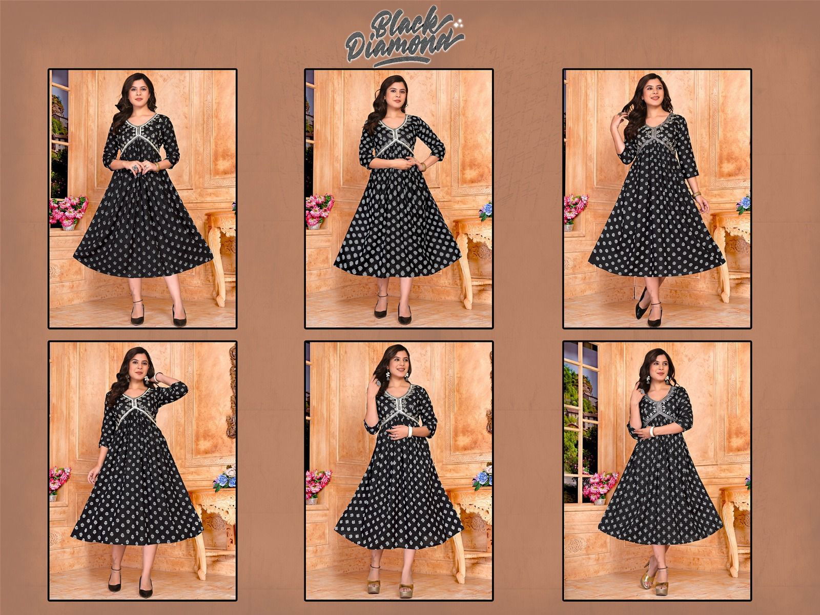 Jlf Black Daimond Aliya Cut Rayon Printed Kurtis Wholesale Shop In Surat

